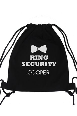 Personalized Ring Security Canvas Backpack